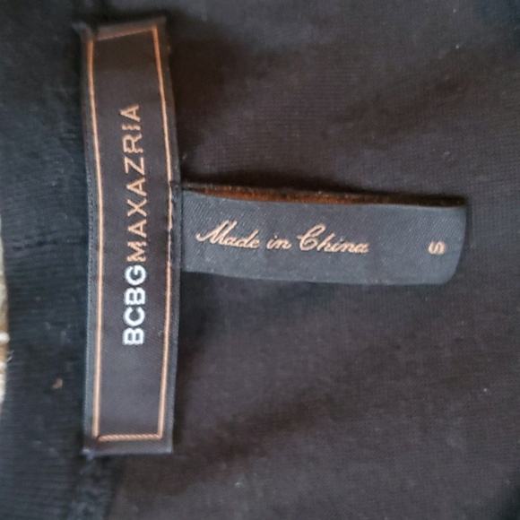 BCBG MAXAZRIA sequin and silk oversized top - Picture 3 of 13